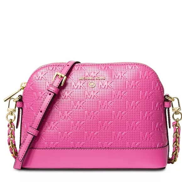 NWOT Michael Kors Signature Jet Set ✈️ Charm Dome Crossbody - Picture 1 of 10